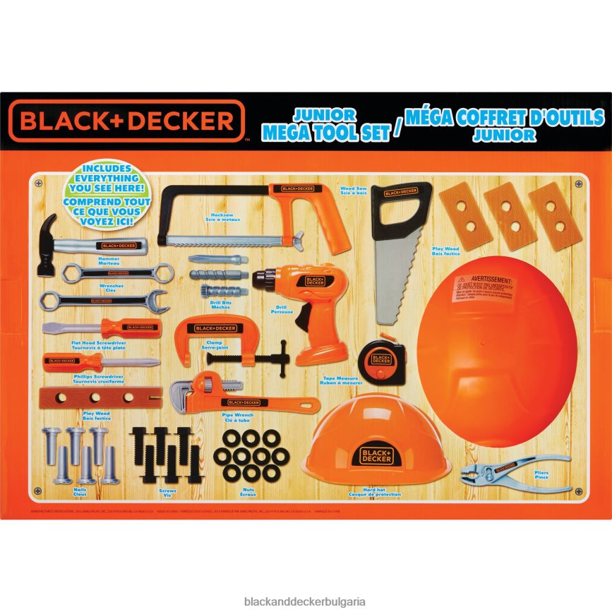 дом и начин на живот бг BLACK+DECKER мега комплект инструменти V8R6ZD252