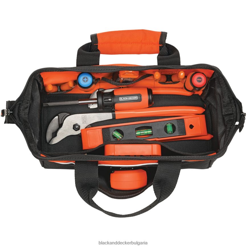 дом и начин на живот бг BLACK+DECKER чанта за инструменти 12 инча V8R6ZD136