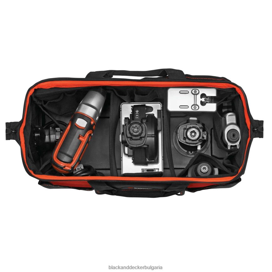 дом и начин на живот бг BLACK+DECKER чанта за инструменти за матрична система с широко отверстие 21 инча V8R6ZD135