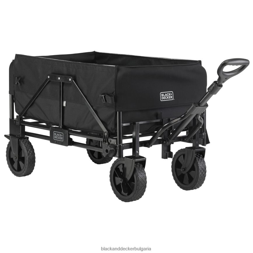 дом и начин на живот бг BLACK+DECKER 3 в 1 сгъваема количка за съхранение универсален ръчен камион издържа до 150 lbs. черен V8R6ZD133