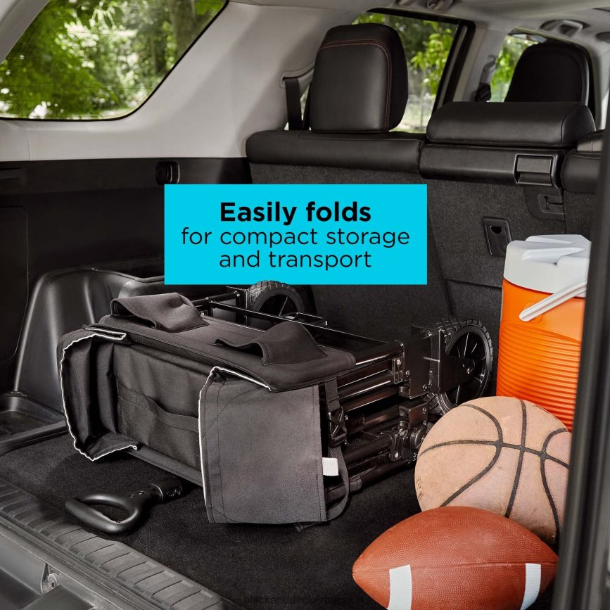 дом и начин на живот бг BLACK+DECKER 3 в 1 сгъваема количка за съхранение универсален ръчен камион издържа до 150 lbs. черен V8R6ZD133