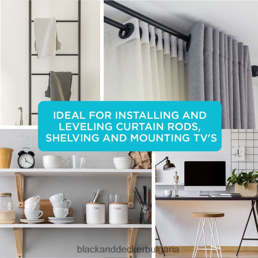 дом и начин на живот бг BLACK+DECKER ниво комплект 9 инча 12 инча 24 инча 3 пакета V8R6ZD138