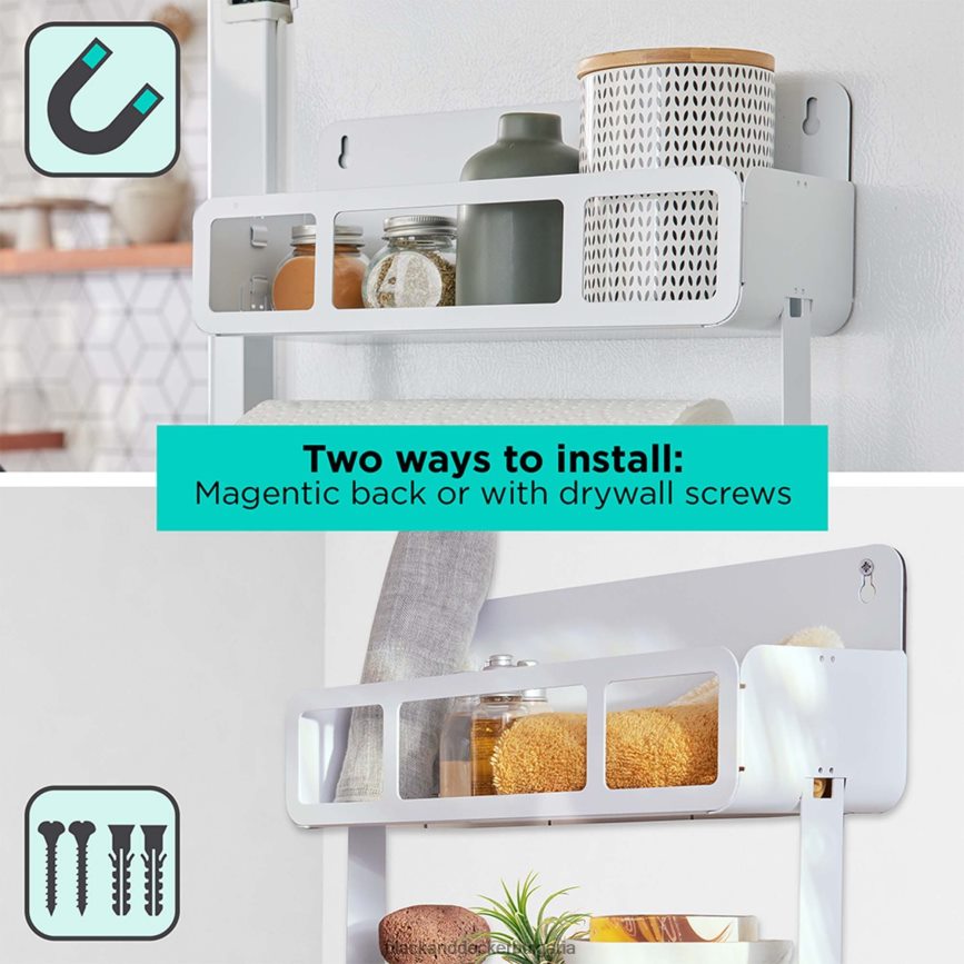 дом и начин на живот бг BLACK+DECKER висяща/магнитна стелажна система-рафт със скоби V8R6ZD125