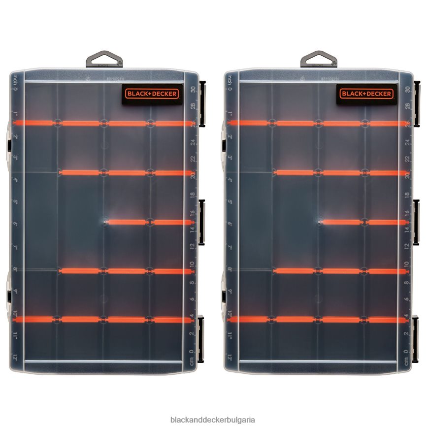 дом и начин на живот бг BLACK+DECKER извън пластмасовата органайзерна кутия с разделители V8R6ZD141