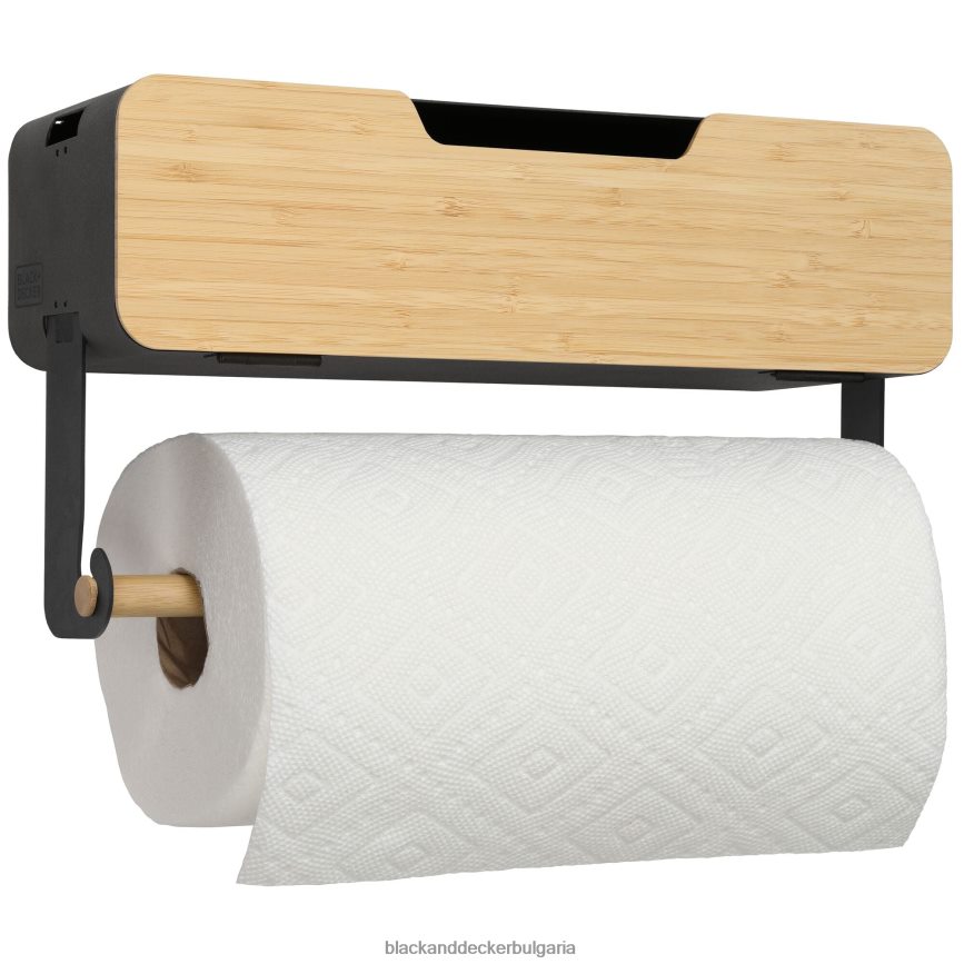 дом и начин на живот бг BLACK+DECKER окачена/магнитна стелажна система - рафт с врата със скоби (t) V8R6ZD127