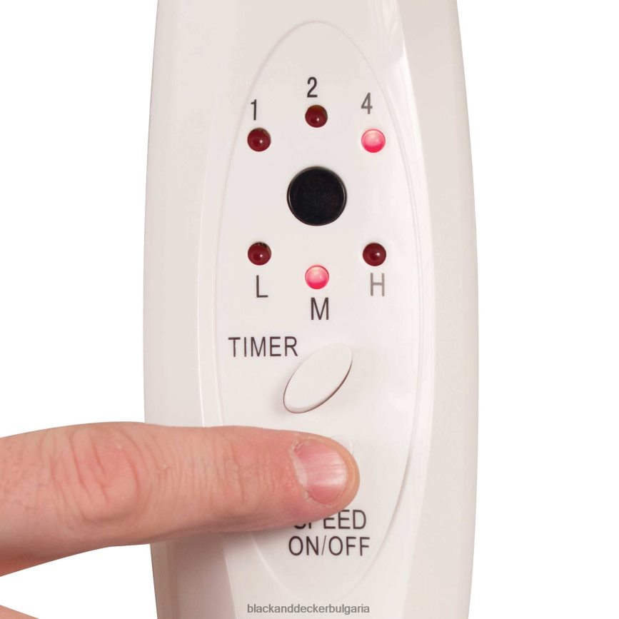 дом и начин на живот бг BLACK+DECKER 16 инча стойка вентилатор с дистанционно V8R6ZD171