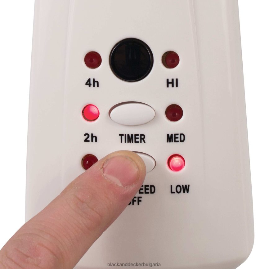 дом и начин на живот бг BLACK+DECKER 18 инча стойка вентилатор с дистанционно бяло V8R6ZD172