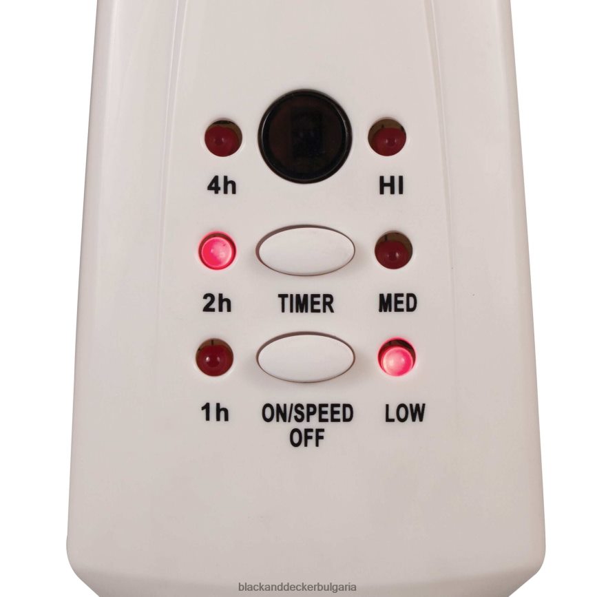 дом и начин на живот бг BLACK+DECKER 18 инча стойка вентилатор с дистанционно бяло V8R6ZD172