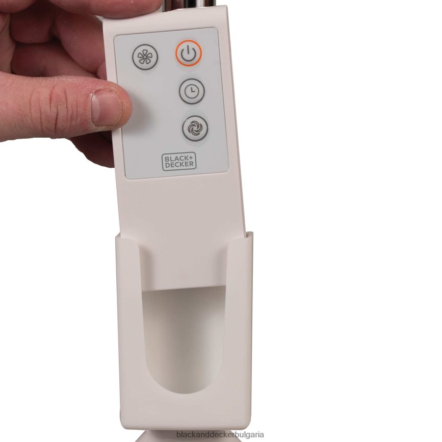 дом и начин на живот бг BLACK+DECKER 18 инча стойка вентилатор с дистанционно бяло V8R6ZD172