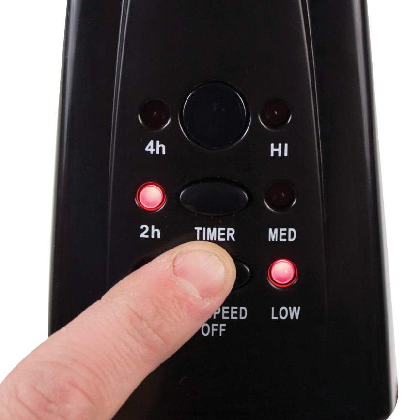 дом и начин на живот бг BLACK+DECKER 18 инча стойка вентилатор - дистанционна кръгла основа V8R6ZD173