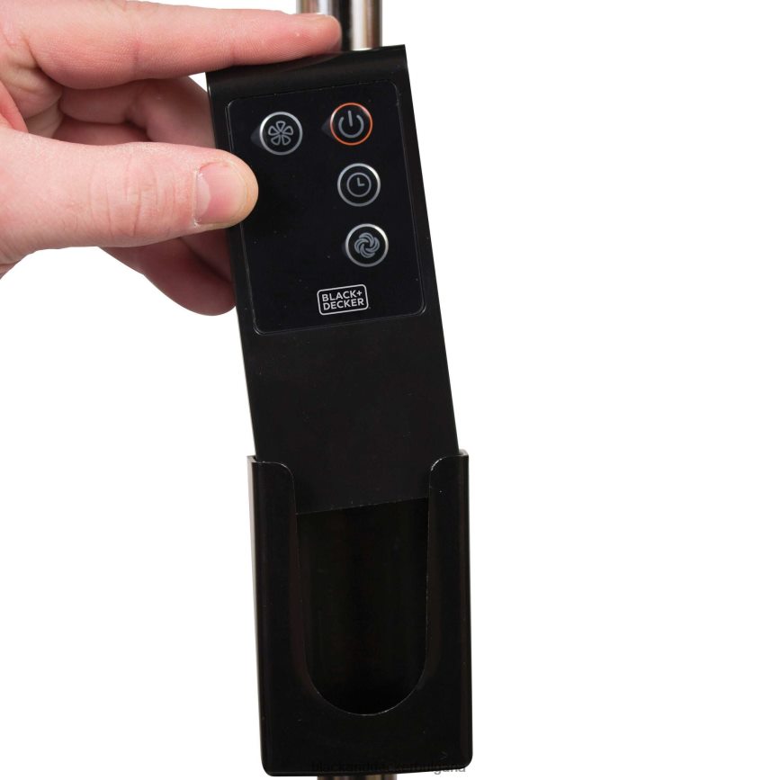 дом и начин на живот бг BLACK+DECKER 18 инча стойка вентилатор - дистанционна кръгла основа V8R6ZD173