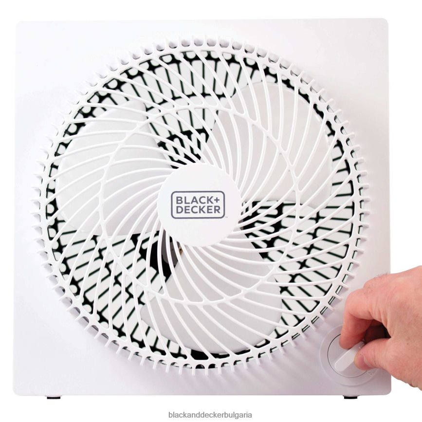 дом и начин на живот бг BLACK+DECKER 9 инча настолен вентилатор без рамка V8R6ZD222