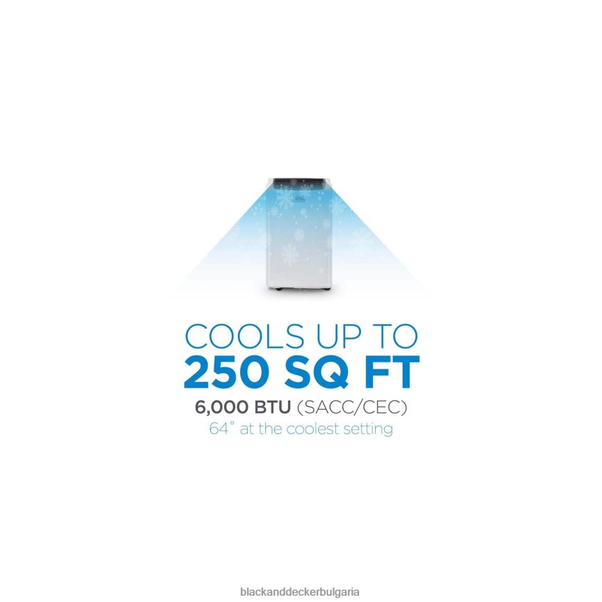 дом и начин на живот бг BLACK+DECKER преносим климатик с дистанционно управление follow me V8R6ZD193