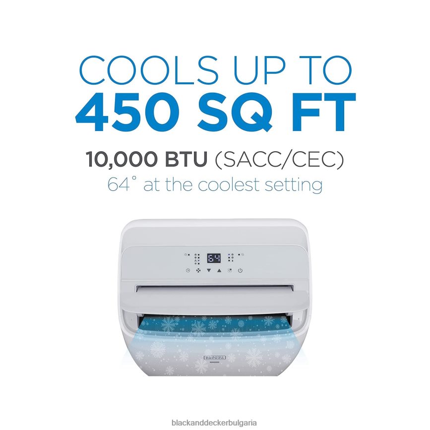 дом и начин на живот бг BLACK+DECKER преносим климатик с дистанционно управление follow me V8R6ZD194