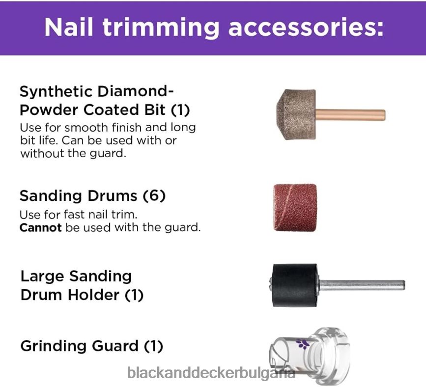 дом и начин на живот бг BLACK+DECKER 8v max безкабелен акумулаторен тример за нокти за домашни любимци и въртящ се инструмент сив V8R6ZD226
