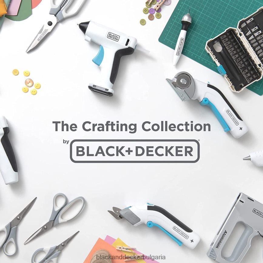 дом и начин на живот бг BLACK+DECKER комплект ножове за хоби с 26 разнообразни остриета и подложка за рязане V8R6ZD152