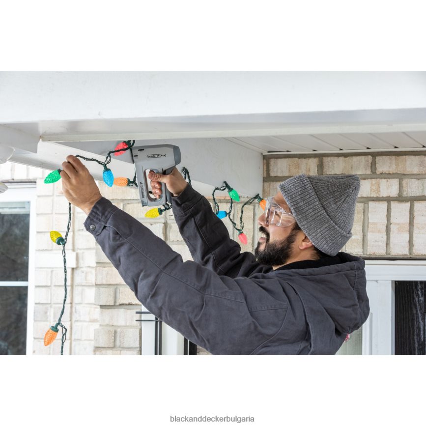 дом и начин на живот бг BLACK+DECKER тежкотоварен телбод с водач за тел/комплект за заковаване на гвоздеи V8R6ZD158