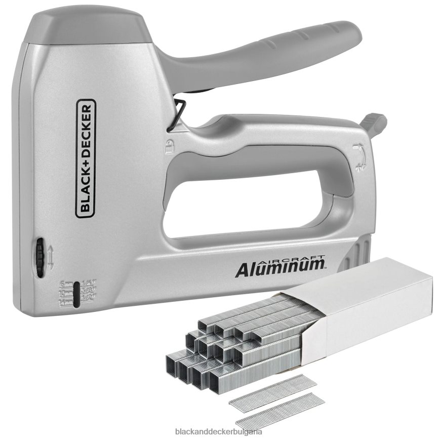 дом и начин на живот бг BLACK+DECKER тежкотоварен телбод с водач за тел/комплект за заковаване на гвоздеи V8R6ZD158