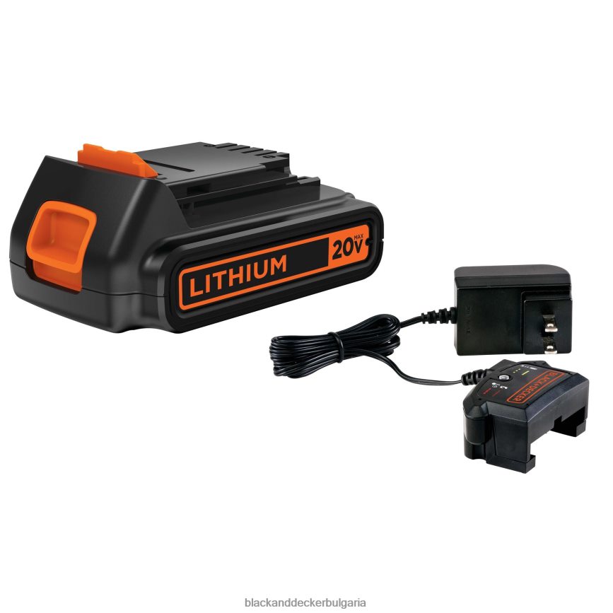 инструменти бг BLACK+DECKER 20v max powerconnect 1.5ah литиево-йонно зарядно устройство за батерии V8R6ZD723