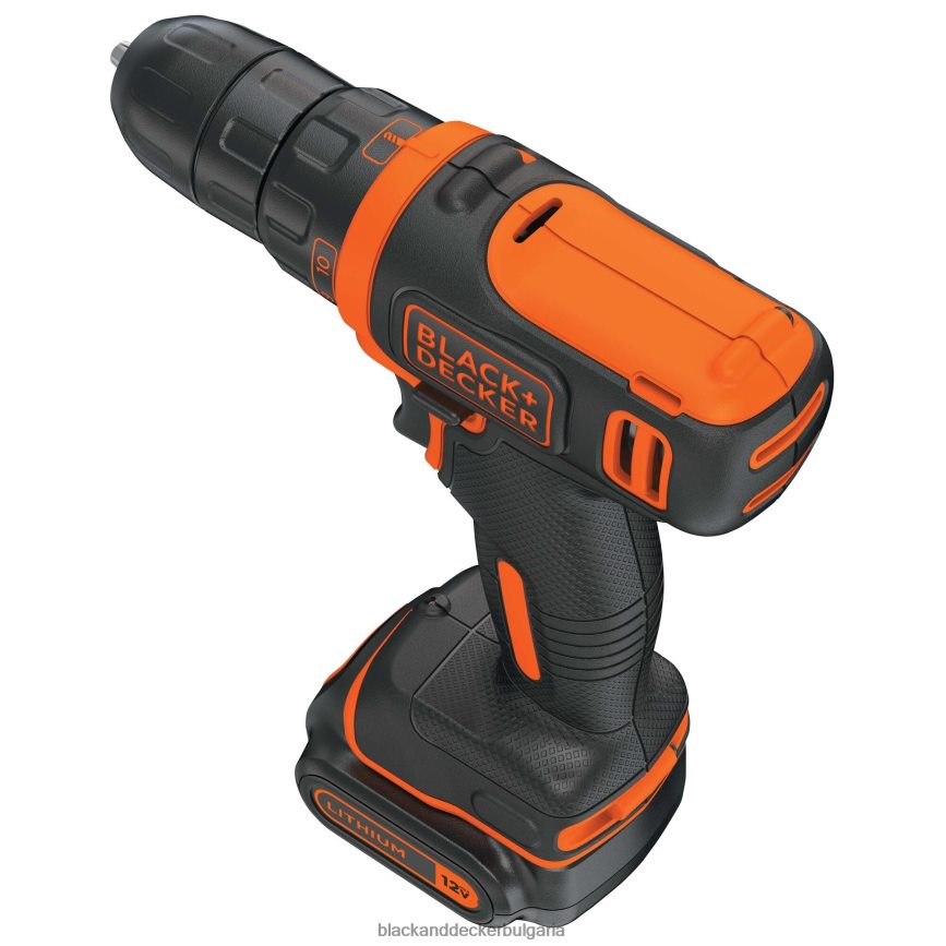 инструменти бг BLACK+DECKER 12v макс. безжичен 3/8 в комплект винтоверт (1) литиево-йонна батерия със зарядно устройство V8R6ZD553