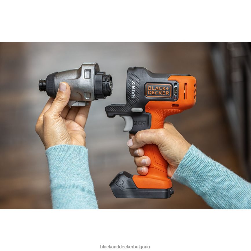 инструменти бг BLACK+DECKER Комбиниран комплект 20v матрична акумулаторна бормашина с 2 инструмента V8R6ZD523