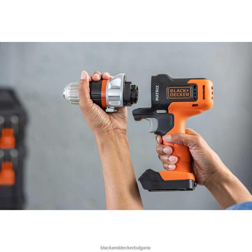 инструменти бг BLACK+DECKER Комбиниран комплект 20v матрична акумулаторна бормашина с 2 инструмента V8R6ZD523