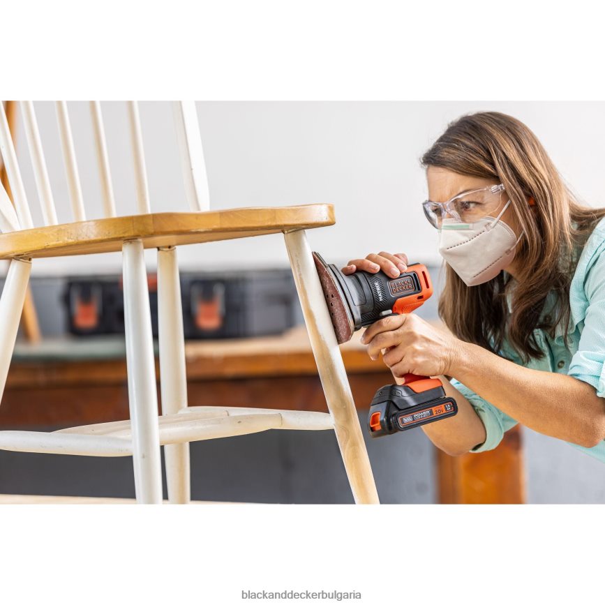 инструменти бг BLACK+DECKER Комбиниран комплект електрически инструменти с матрична бормашина 20v Комплект от 6 инструмента Комплект безжични инструменти V8R6ZD527