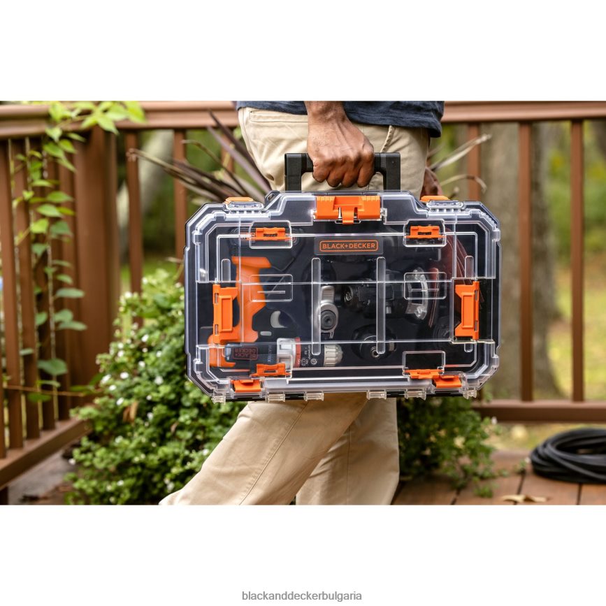 инструменти бг BLACK+DECKER Комбиниран комплект електрически инструменти с матрична бормашина 20v Комплект от 6 инструмента Комплект безжични инструменти V8R6ZD527