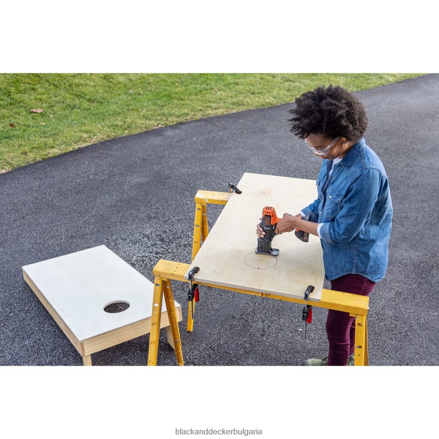 инструменти бг BLACK+DECKER Комбиниран комплект електрически инструменти с матрична бормашина 20v Комплект от 6 инструмента Комплект безжични инструменти V8R6ZD527