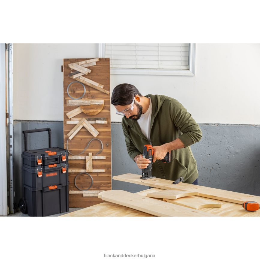 инструменти бг BLACK+DECKER Комбиниран комплект електрически инструменти с матрична бормашина 20v Комплект от 6 инструмента Комплект безжични инструменти V8R6ZD527