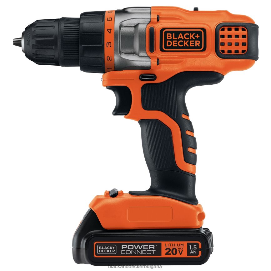 инструменти бг BLACK+DECKER 20v максимална безжична бормашина/винтоверт с променлива скорост V8R6ZD536