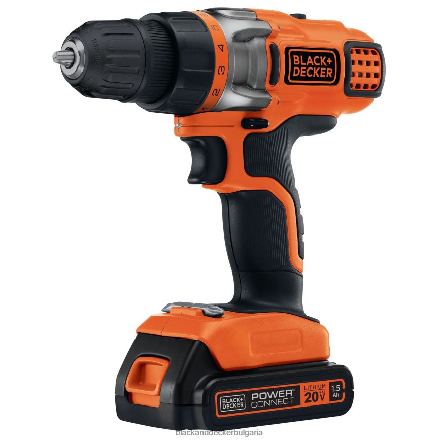 инструменти бг BLACK+DECKER 20v максимална безжична бормашина/винтоверт с променлива скорост V8R6ZD536