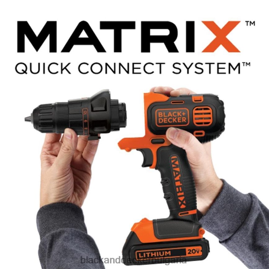 инструменти бг BLACK+DECKER 20v max матричен акумулаторен винтоверт V8R6ZD534