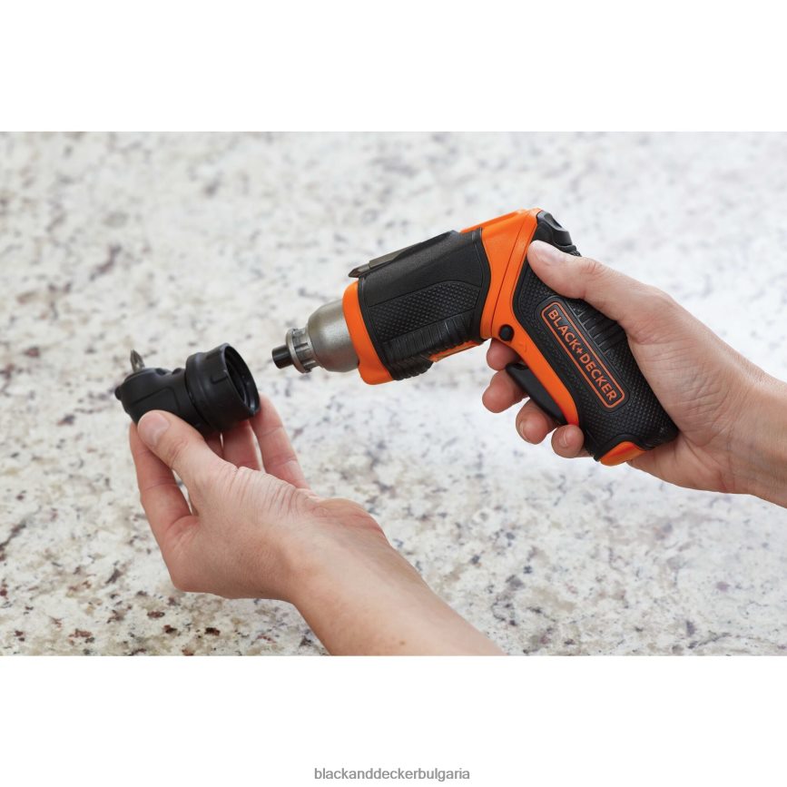 инструменти бг BLACK+DECKER 4v max акумулаторна отвертка с прав ъгъл V8R6ZD574