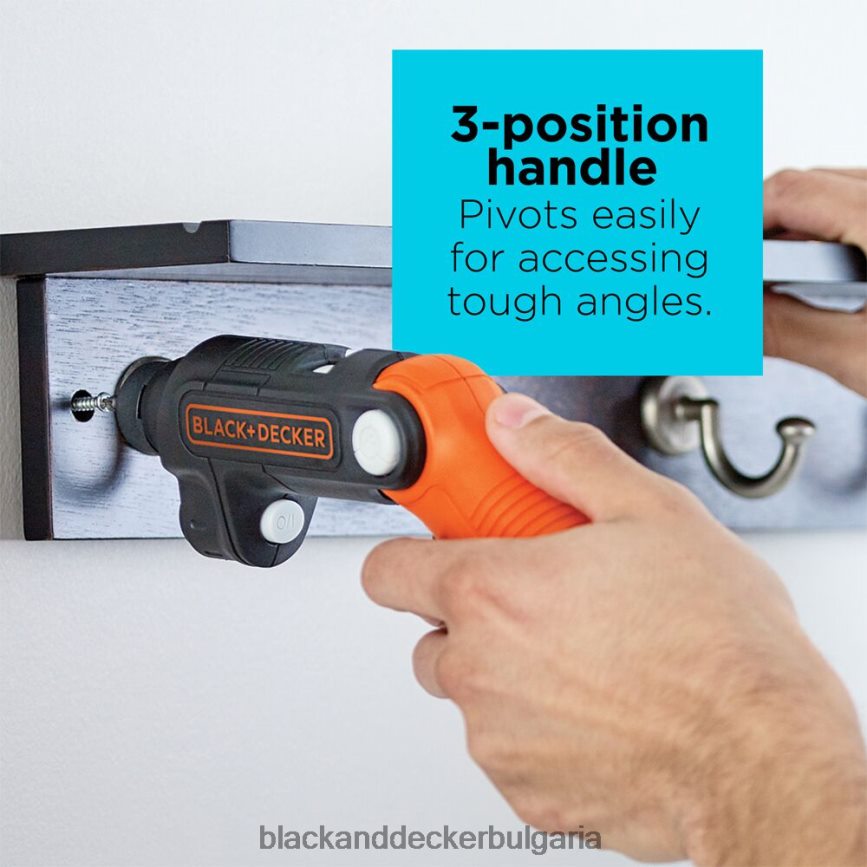 инструменти бг BLACK+DECKER 4v max акумулаторен винтоверт с led светлина V8R6ZD565