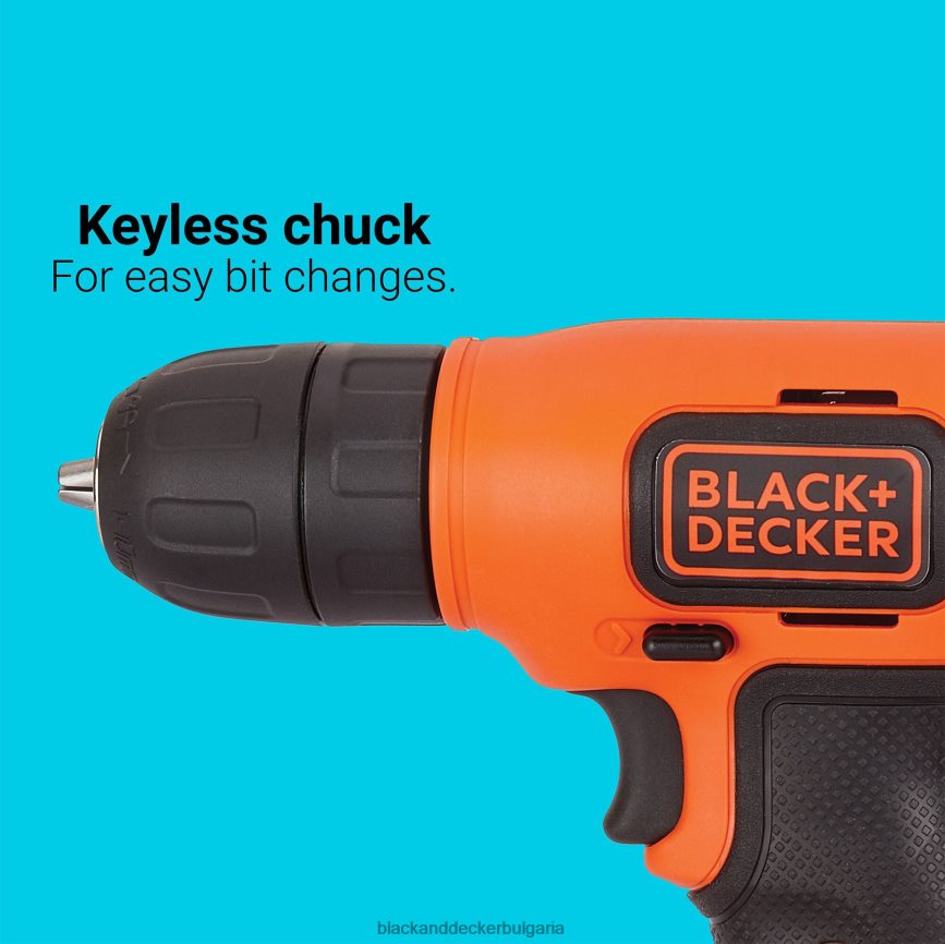 инструменти бг BLACK+DECKER 8v max акумулаторна бормашина 43 бр. комплект проекти за домашен декор V8R6ZD557
