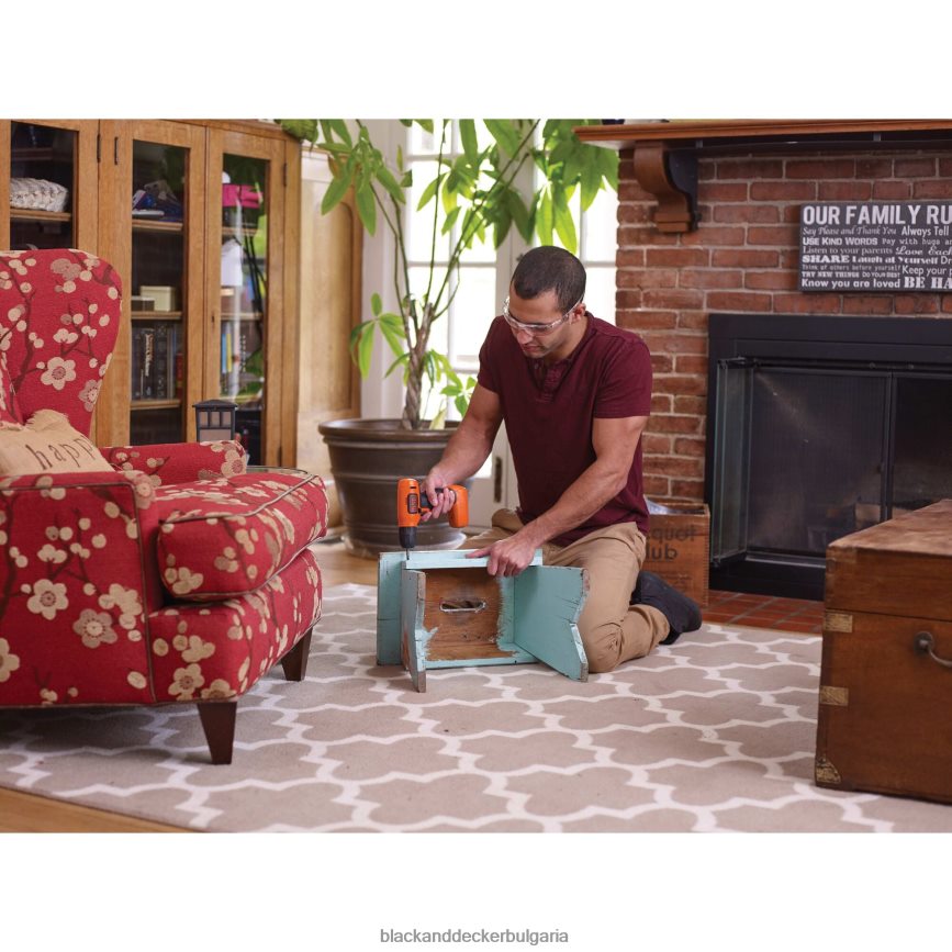инструменти бг BLACK+DECKER 8v max акумулаторна бормашина/винтоверт V8R6ZD555