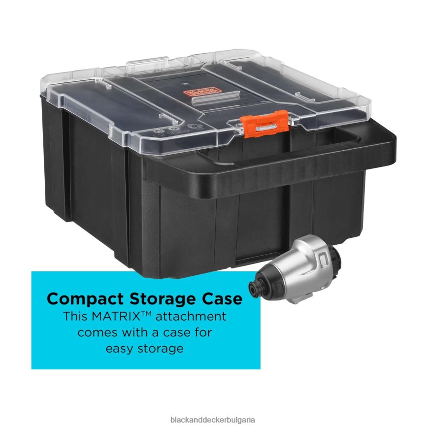 инструменти бг BLACK+DECKER приставка за многофункционални инструменти Matrix Impact с калъф за съхранение V8R6ZD580
