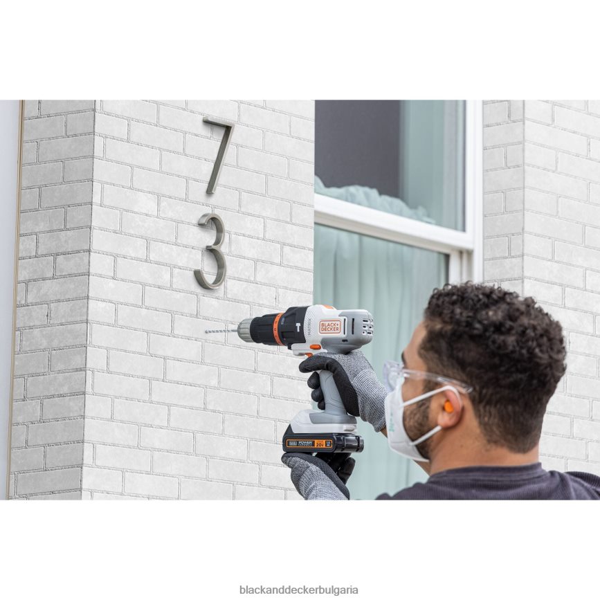 инструменти бг BLACK+DECKER матрична ударна бормашина мултифункционална приставка с калъф за съхранение V8R6ZD581