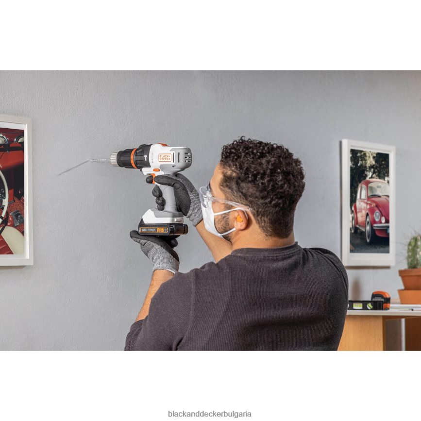 инструменти бг BLACK+DECKER матрична ударна бормашина мултифункционална приставка с калъф за съхранение V8R6ZD581