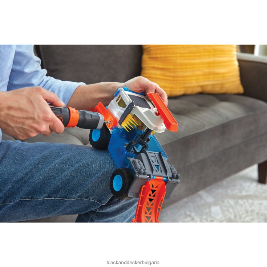 инструменти бг BLACK+DECKER акумулаторен винтоверт с батерии aa и 5 накрайника за закрепване V8R6ZD563