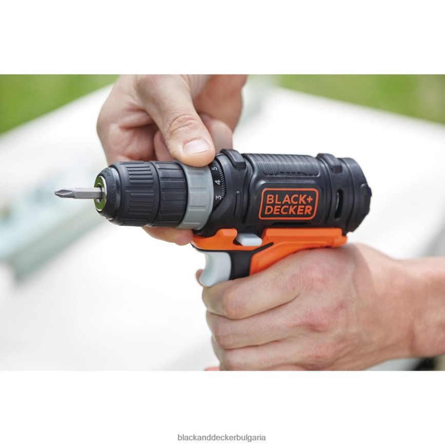 инструменти бг BLACK+DECKER gopak 12v max акумулаторна бормашина комбиниран комплект с 4 инструмента V8R6ZD586