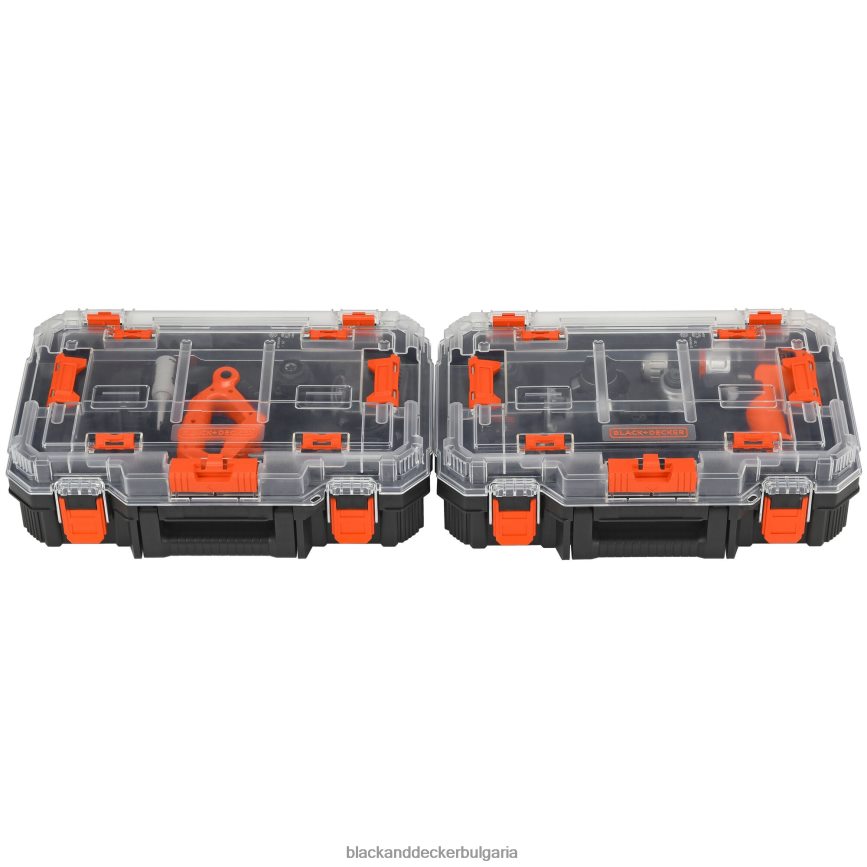 инструменти бг BLACK+DECKER matrix 20v max комплект електрически инструменти включва акумулаторна бормашина 12 приставки и куфар за съхранение V8R6ZD530