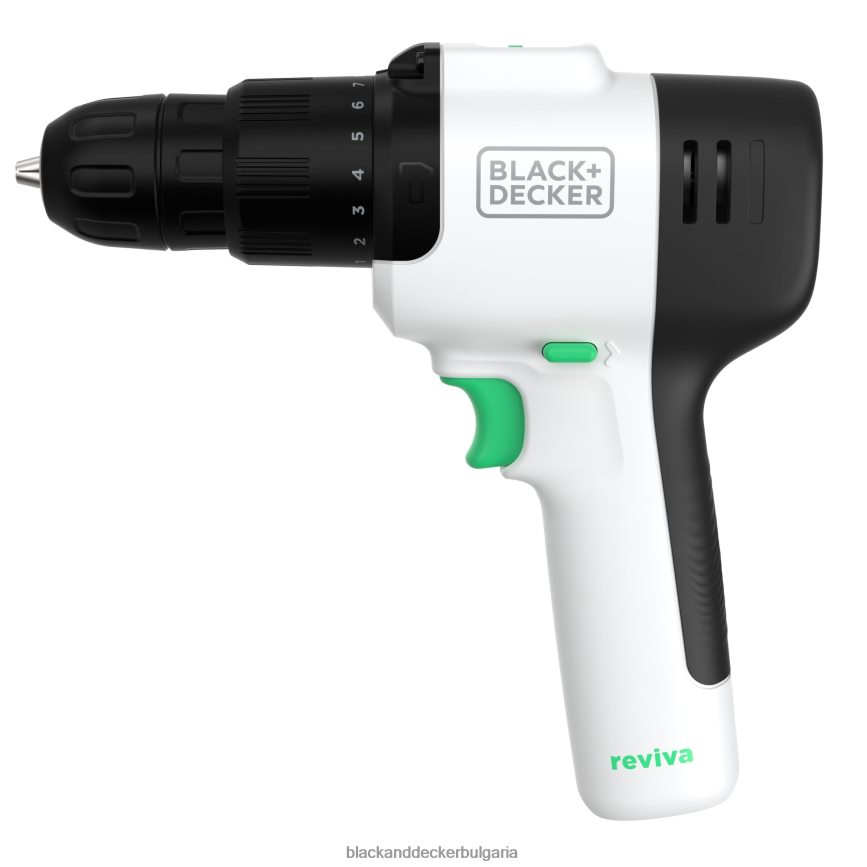 инструменти бг BLACK+DECKER reviva 12v max акумулаторна ударна бормашина със зарядно устройство и накрайник за винтоверт V8R6ZD533