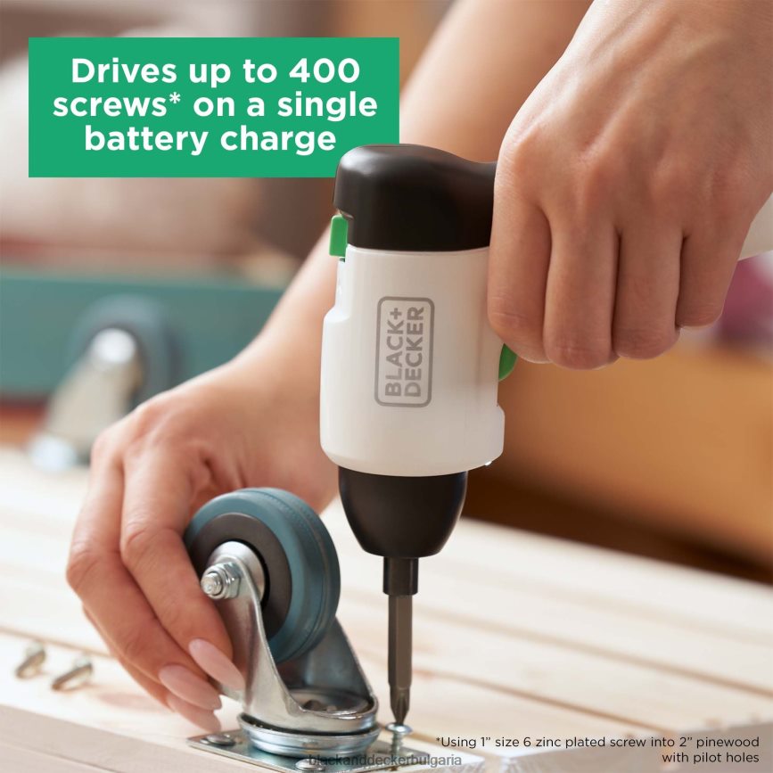 инструменти бг BLACK+DECKER reviva 4v max акумулаторна отвертка usb зареждаема V8R6ZD531