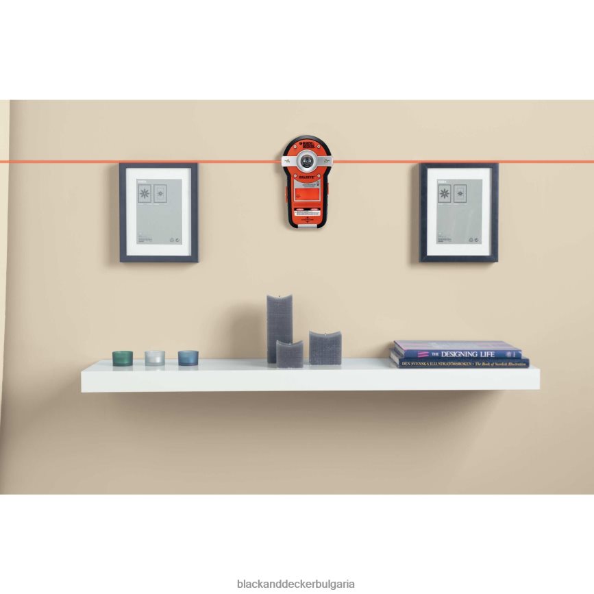 инструменти бг BLACK+DECKER линейно лазерно автоматично нивелиране с търсач на шипове V8R6ZD610
