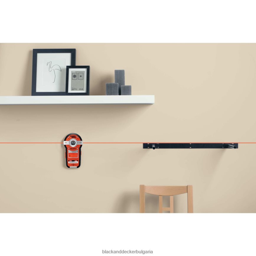 инструменти бг BLACK+DECKER линейно лазерно автоматично нивелиране с търсач на шипове V8R6ZD610