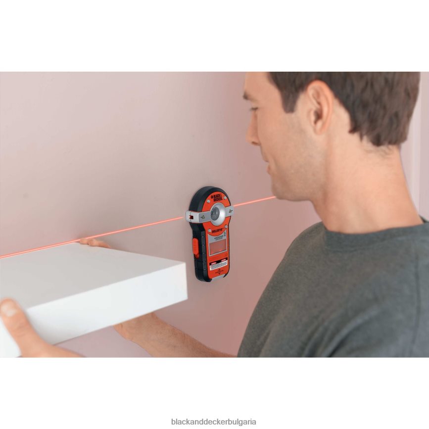 инструменти бг BLACK+DECKER линейно лазерно автоматично нивелиране с търсач на шипове V8R6ZD610