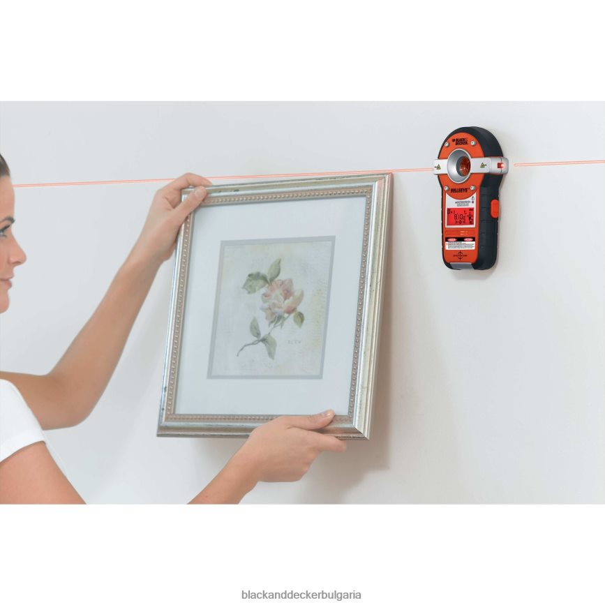 инструменти бг BLACK+DECKER линейно лазерно автоматично нивелиране с търсач на шипове V8R6ZD610