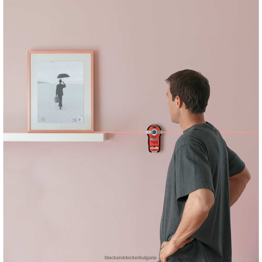 инструменти бг BLACK+DECKER линейно лазерно автоматично нивелиране с търсач на шипове V8R6ZD610